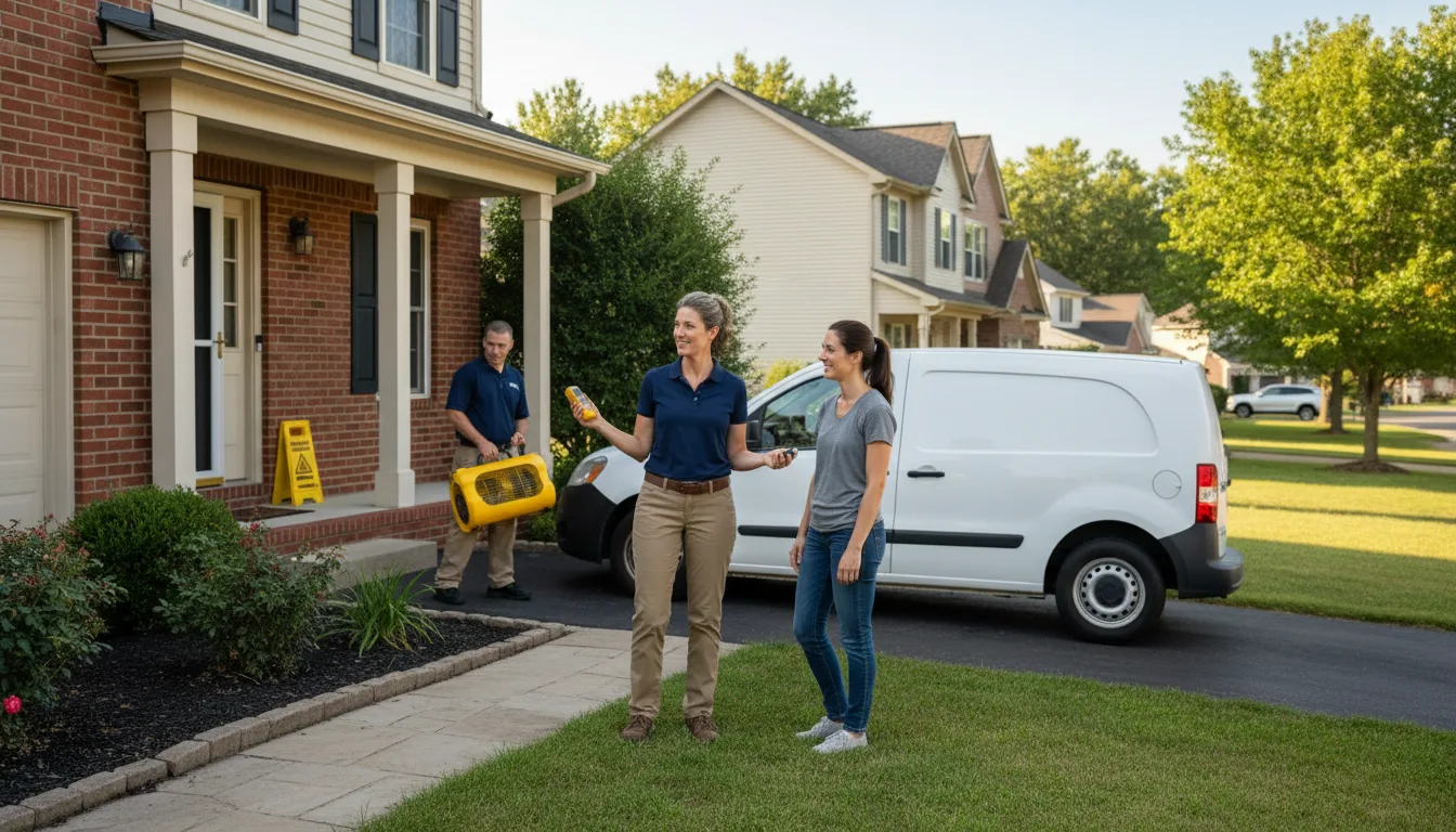 Residential water damage restoration in Glade Park, CO